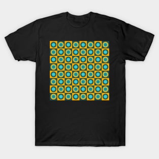 retro geometrical mid century pattern T-Shirt